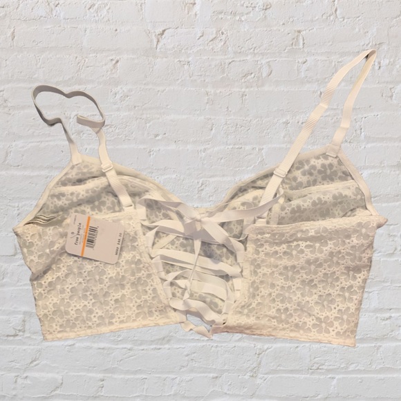 Free People Lele Longline Bra Mineral Bath NWT - Picture 4 of 4